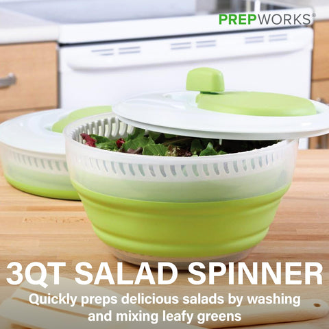 Progressive PrepWorks collapsible spinner folded for easy storage