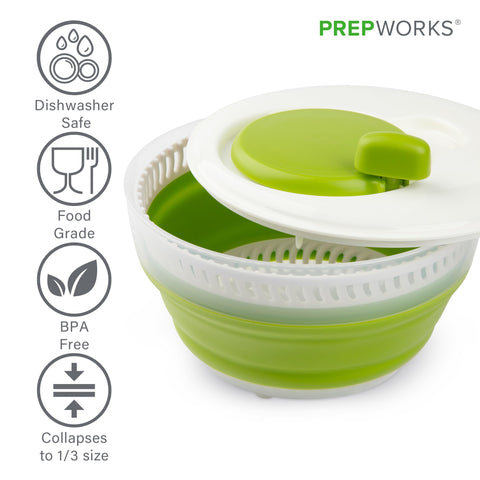 Progressive PrepWorks 3 Qt basket doubles as a colander for washing greens