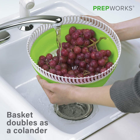 Progressive PrepWorks non-slip base keeps spinner stable during use