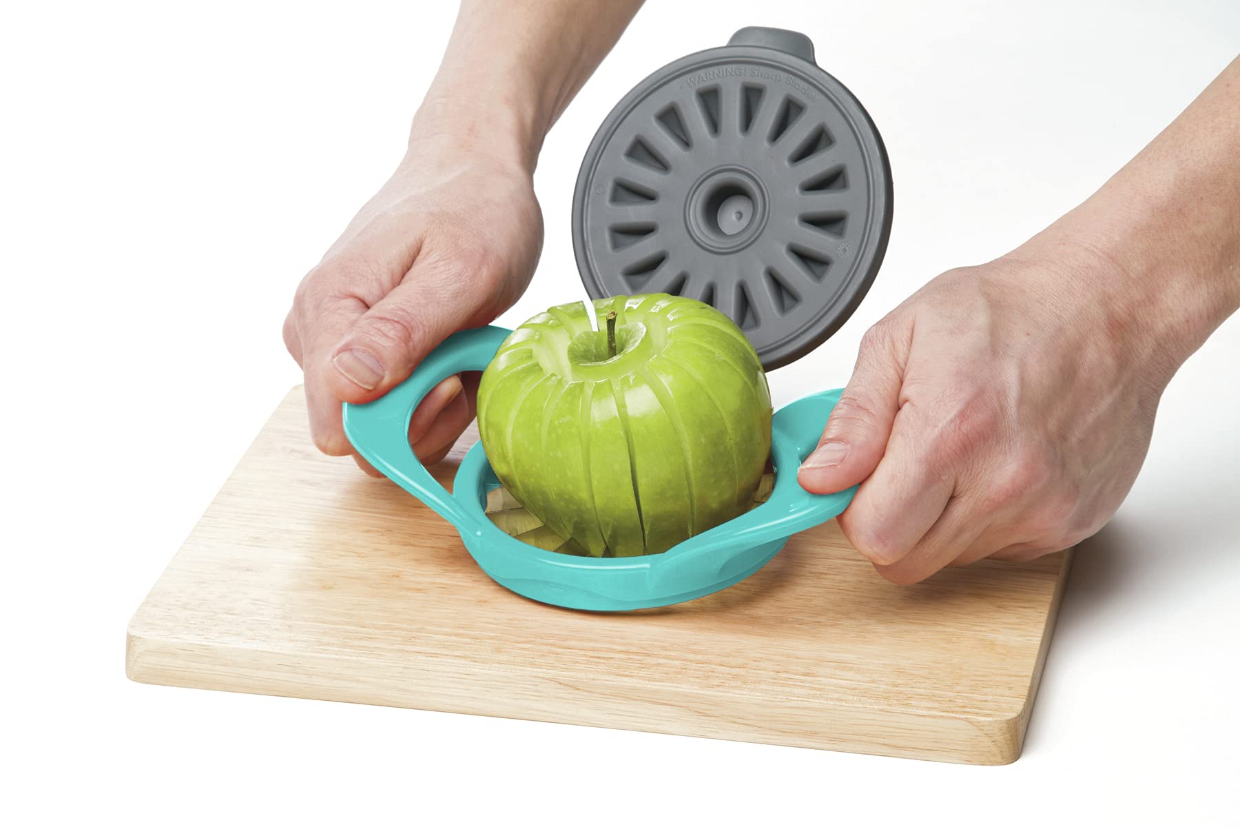 Progressive PrepWorks dishwasher-safe cleanup after apple prep.