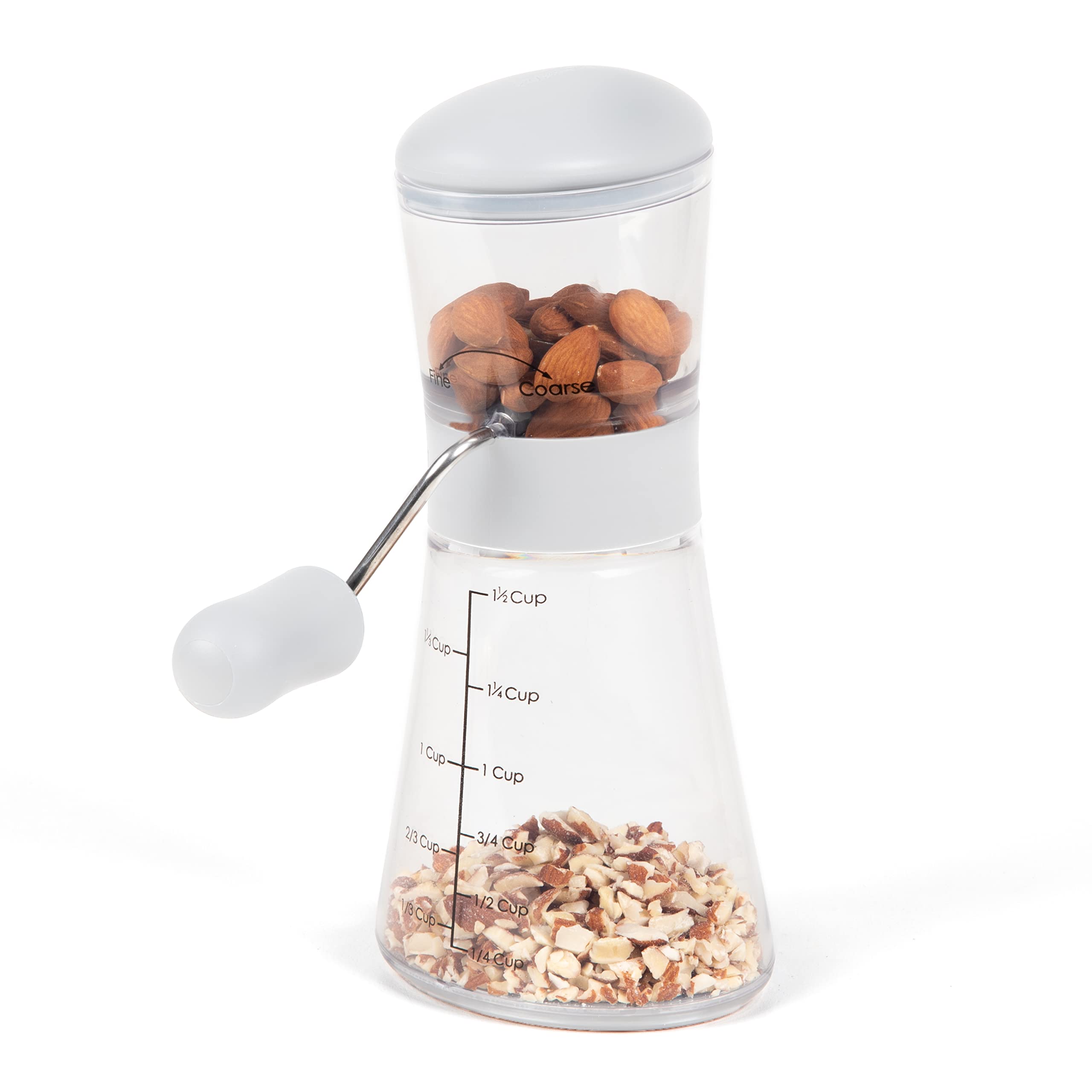 Progressive Prepworks Nut Chopper non-slip base keeps chopping steady