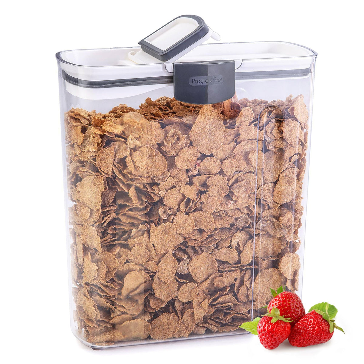 Progressive ProKeeper 3qt cereal keeper with airtight lid for pantry freshness