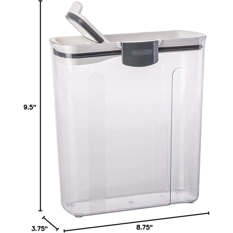 Progressive ProKeeper airtight seal protects dry goods from moisture and pests