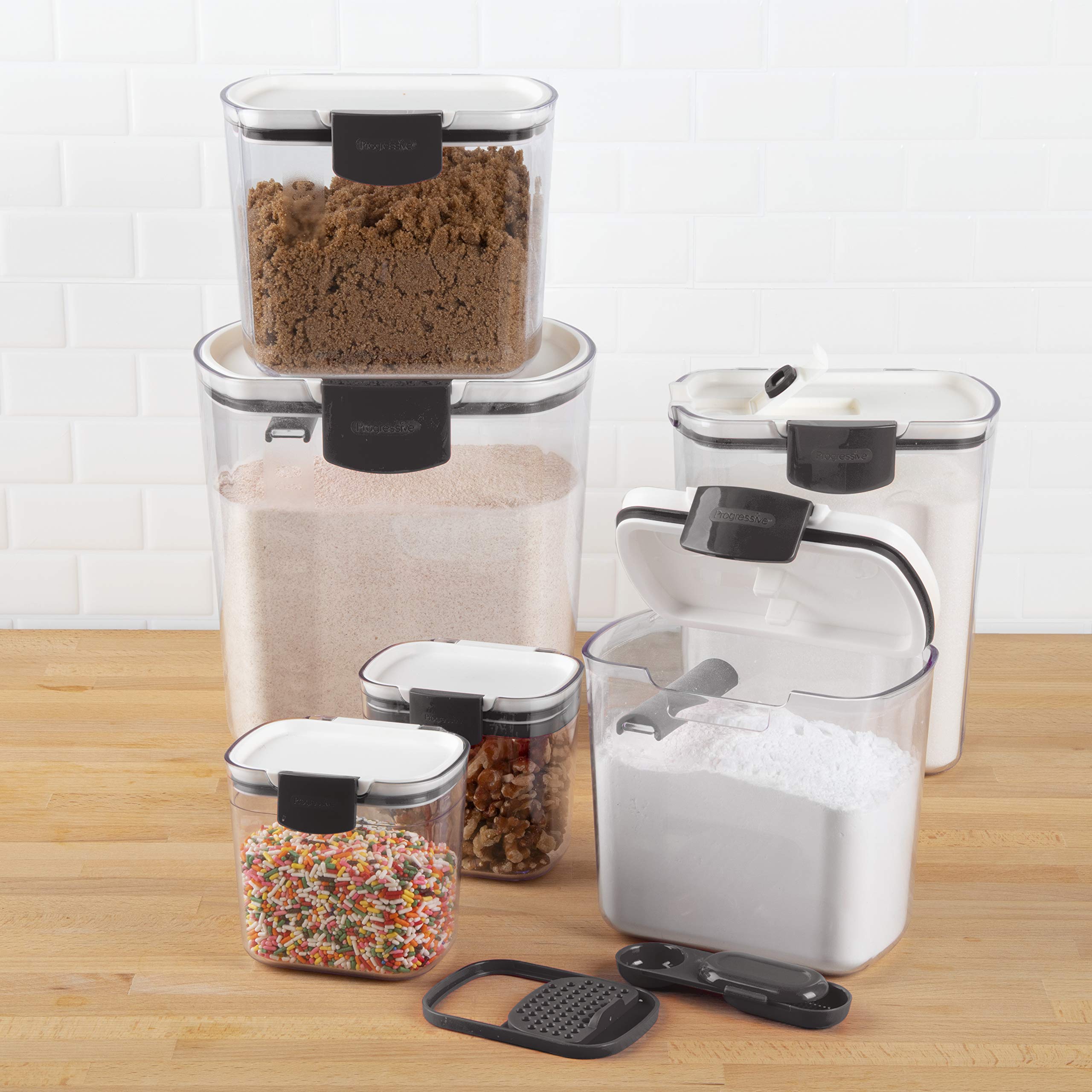 Progressive ProKeeper Baker brown sugar keeper with terra cotta disk to prevent drying and clumping
