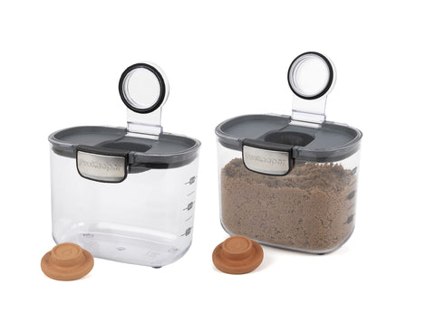 Progressive ProKeeper+ Brown Sugar container with airtight seal for freshness.