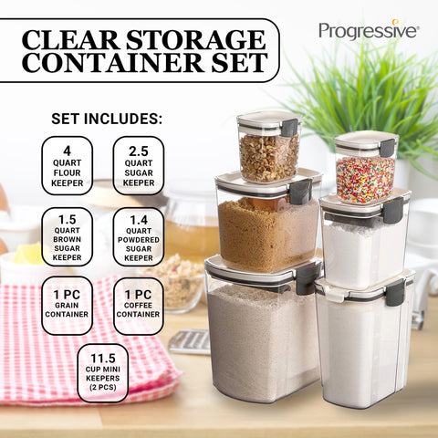 Progressive ProKeeper brown sugar disk maintains moisture for better packing.