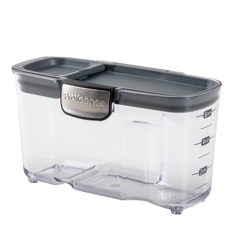 Progressive ProKeeper+ hinged lid for easy dishwasher loading and refilling.