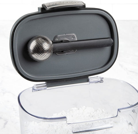 Progressive ProKeeper powdered sugar container with airtight seal keeps freshness