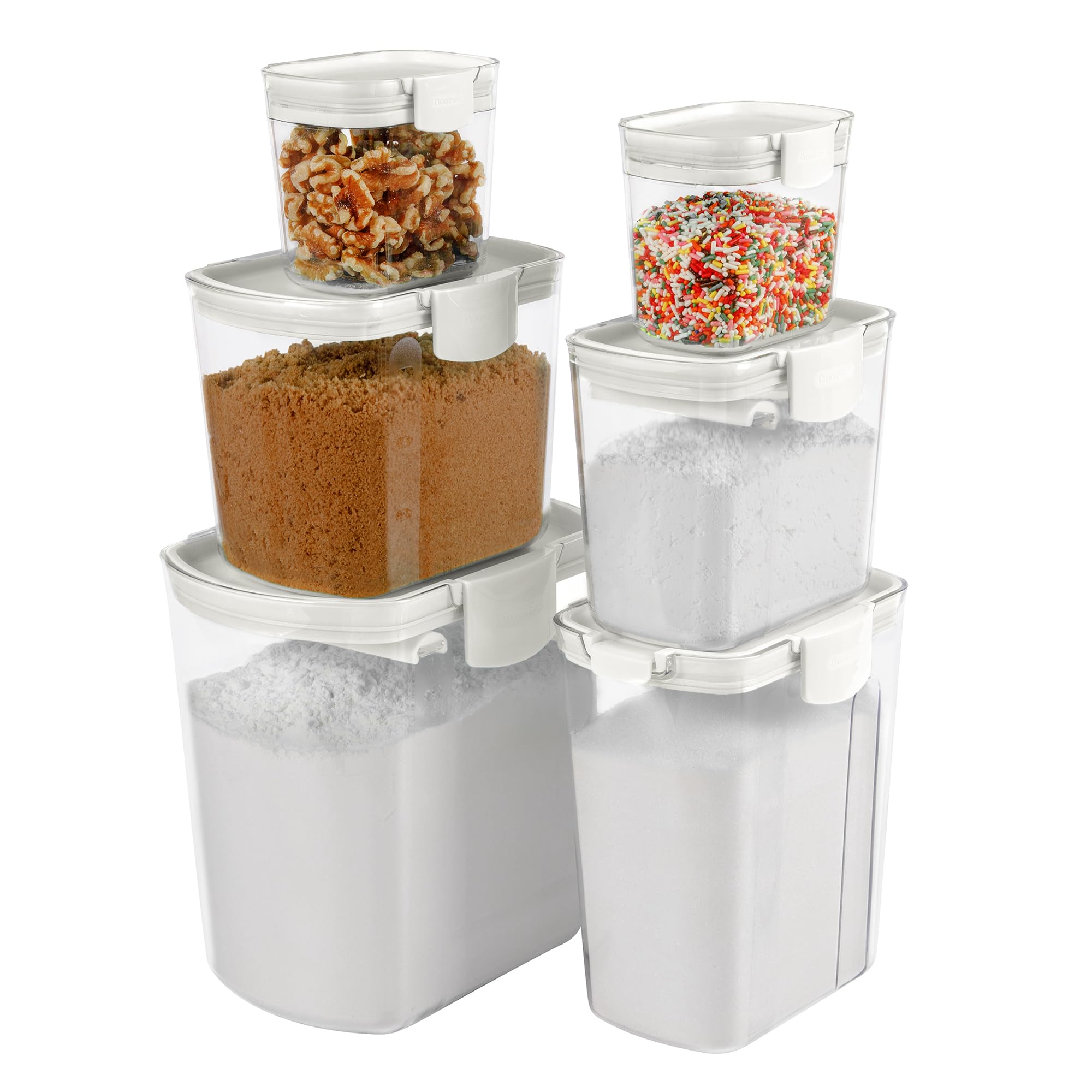 Progressive ProKeeper sugar canister with flip spout for easy pouring