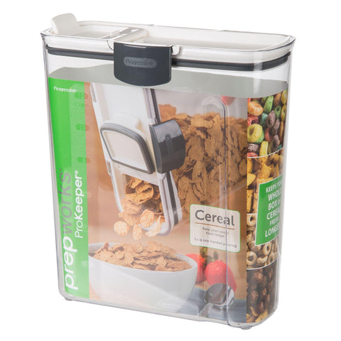 Progressive ProKeeper wide-mouth pour enables smooth, mess-free scooping
