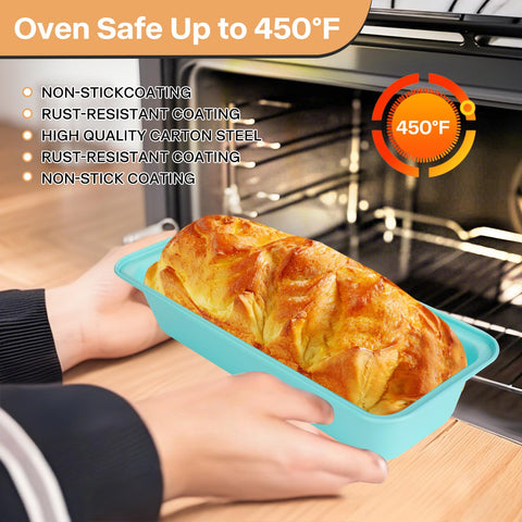 Proigtz banana bread pan ready for batter and bake.