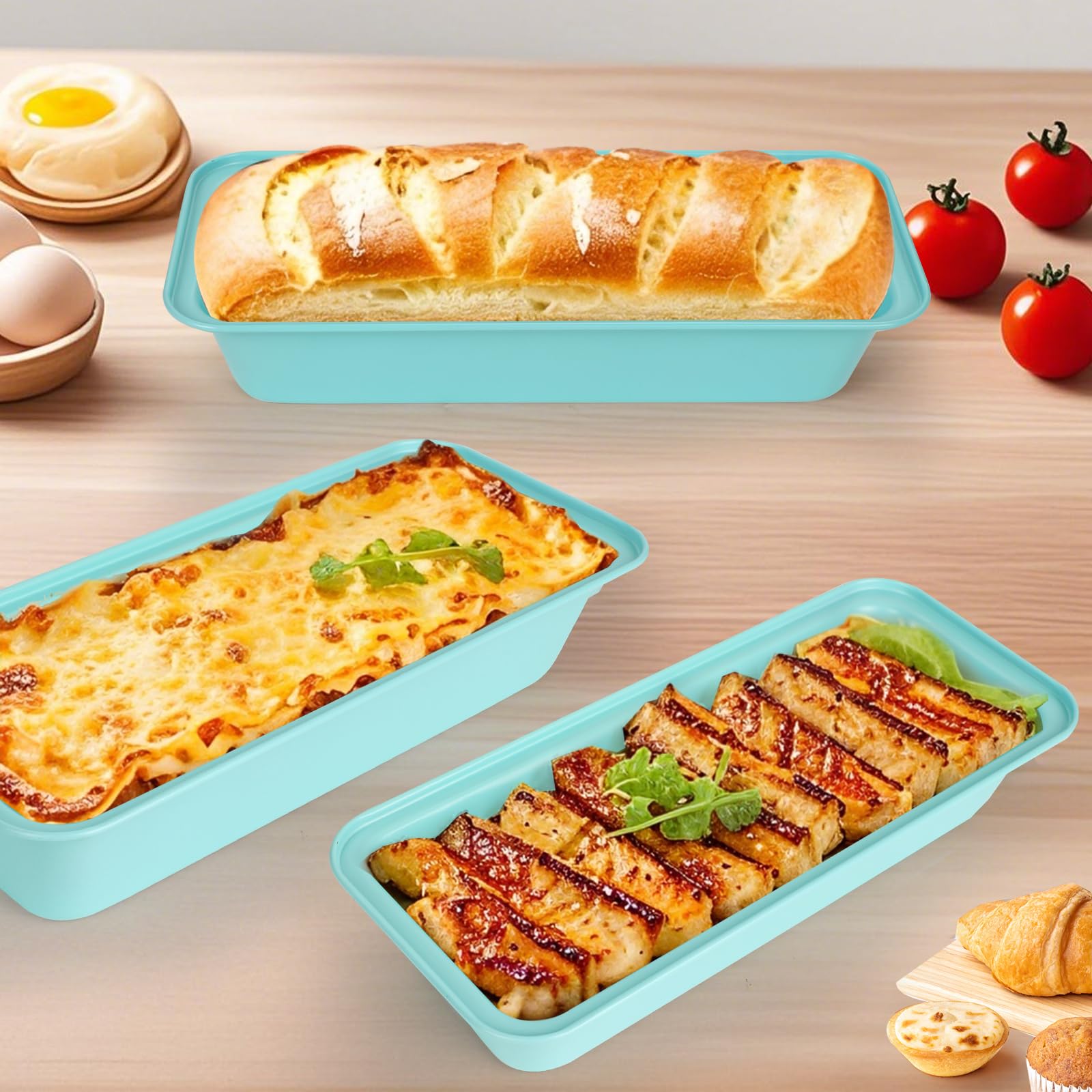 Proigtz oven-ready lasagna pan for layered dishes.