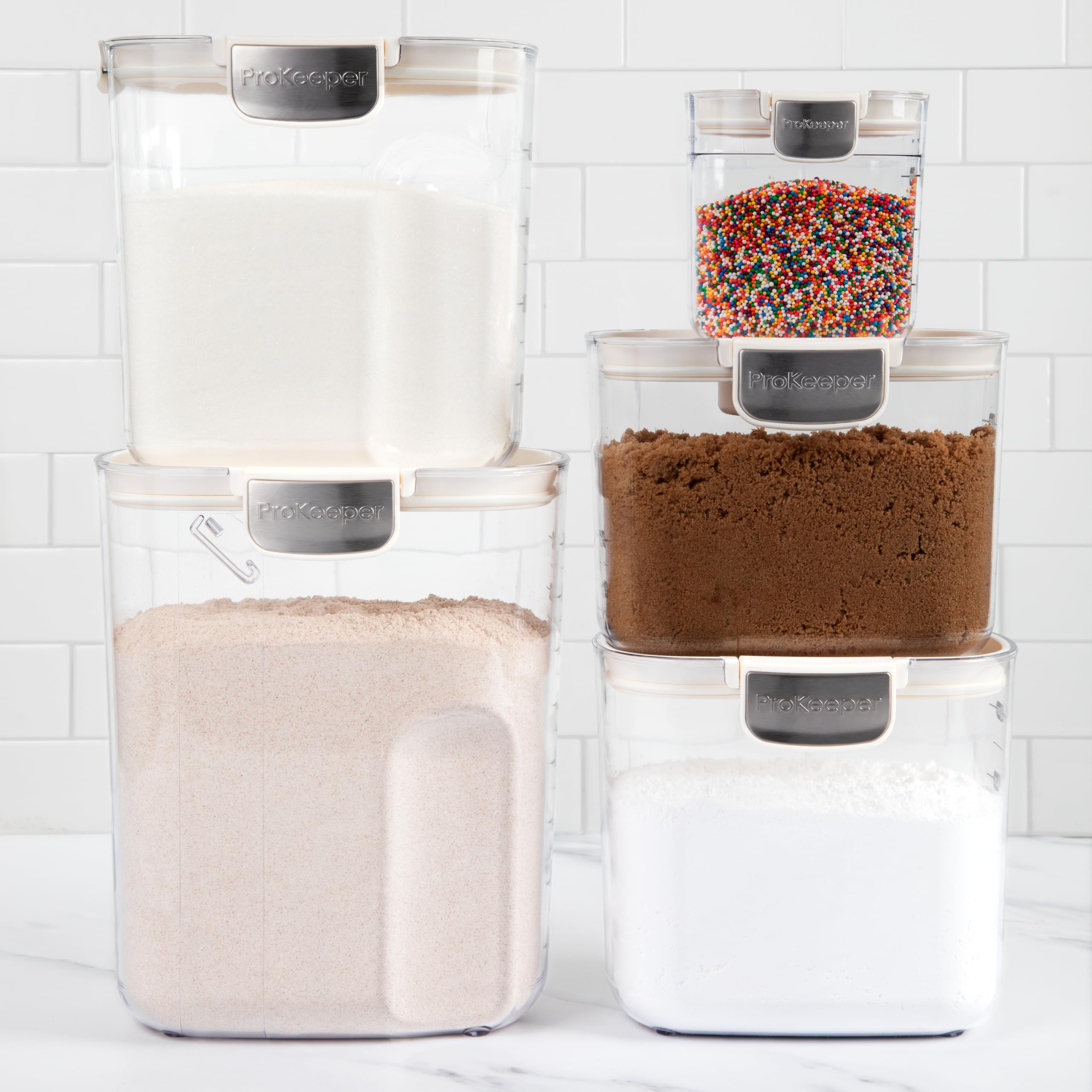 ProKeeper Brown Sugar Keeper 1.5 qt with terra cotta disk to prevent hardening.