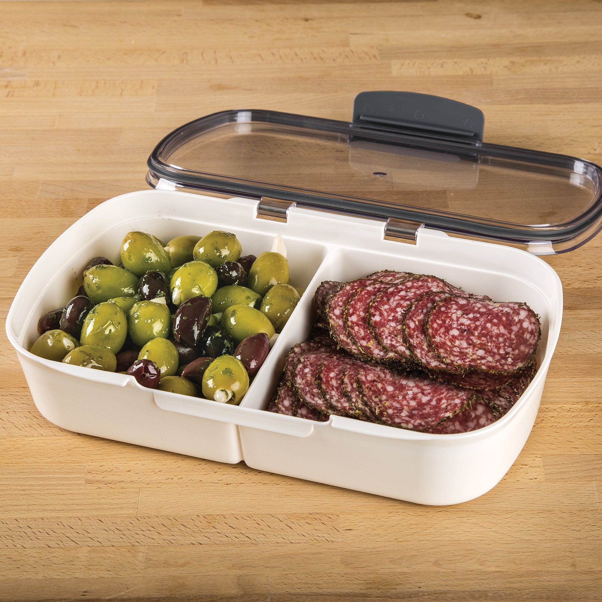 Great for deli meats and cheeses stored neatly in ProKeeper containers