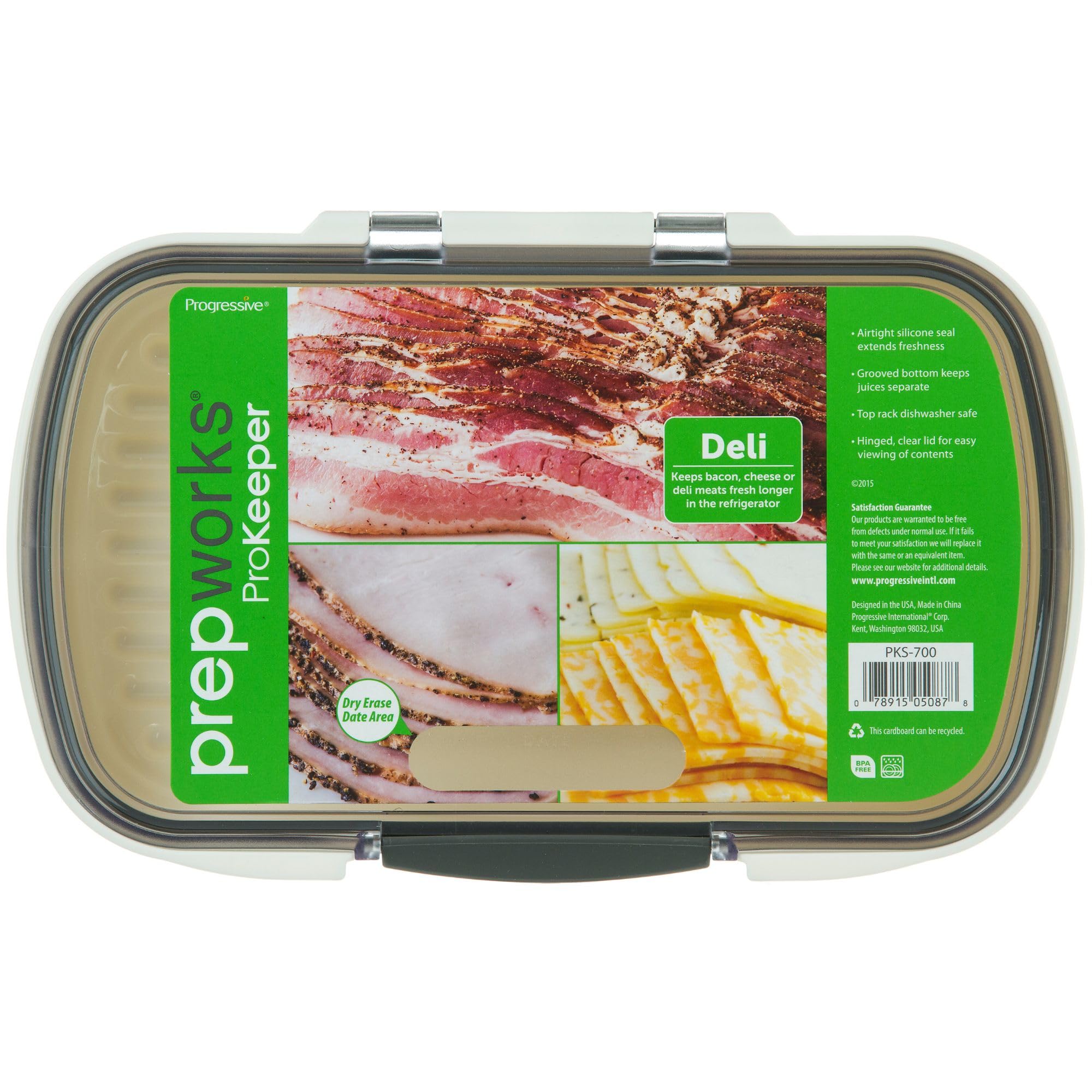 Clear ProKeeper lid allows quick view of contents.