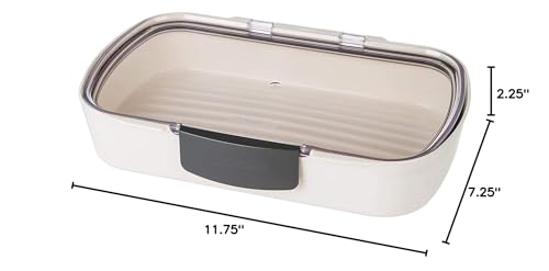 ProKeeper deli container dimensions 11.75 by 7.25 inches for ample storage.