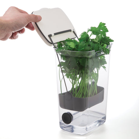 ProKeeper Herb Keeper white dishwasher-safe BPA-free plastic for quick cleaning