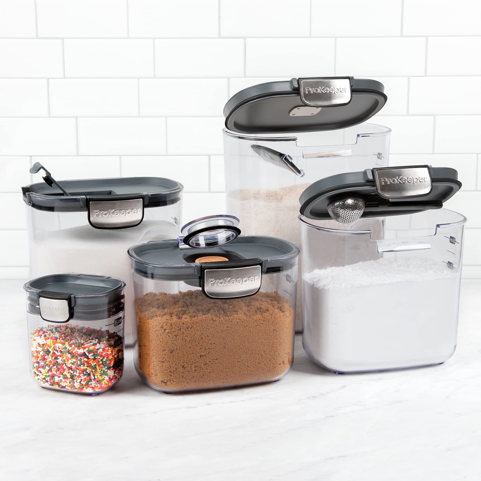 ProKeeper+ Flour Keeper 4qt with clear view for accurate prep