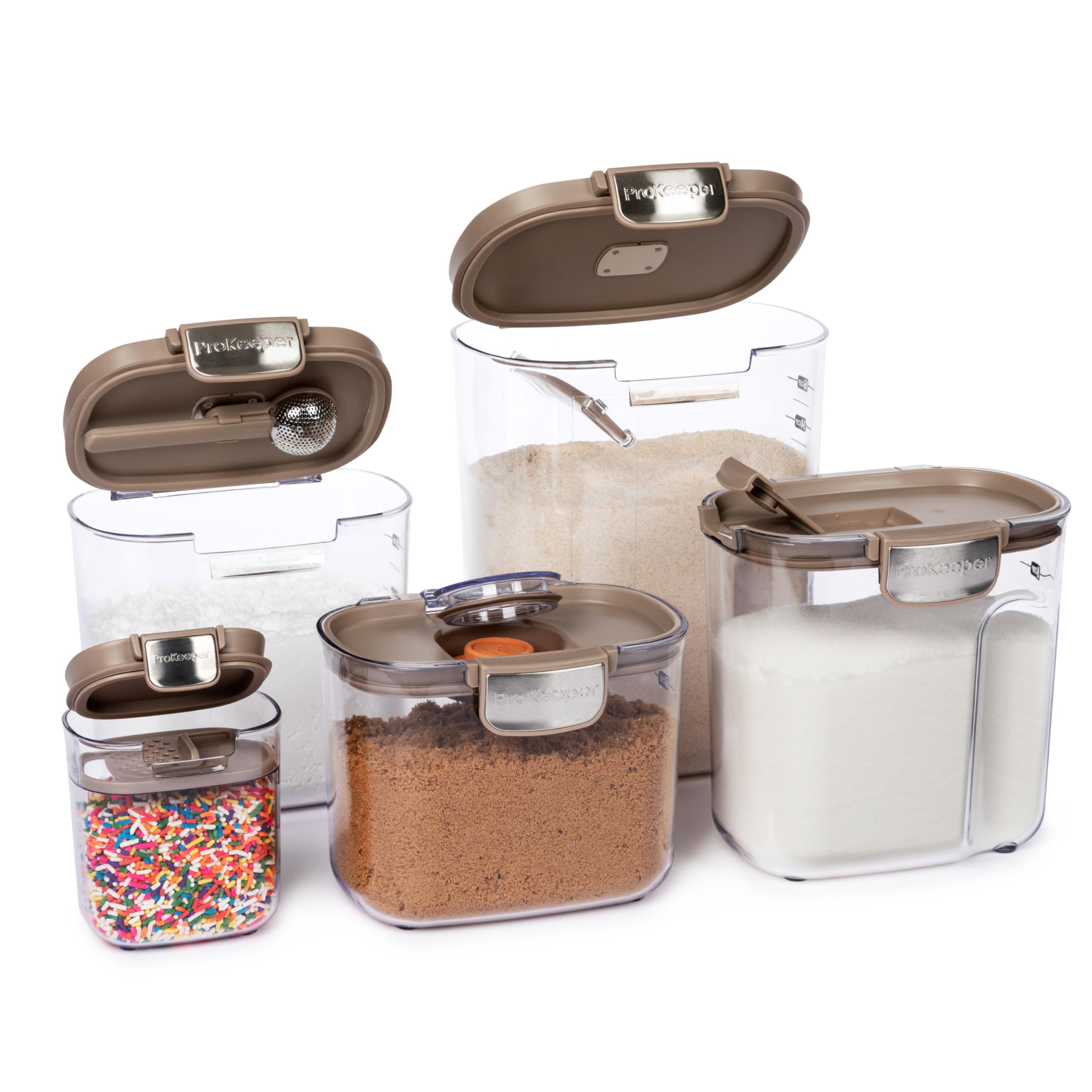 ProKeeper+ Sugar Keeper showing clear measurements for accurate scooping