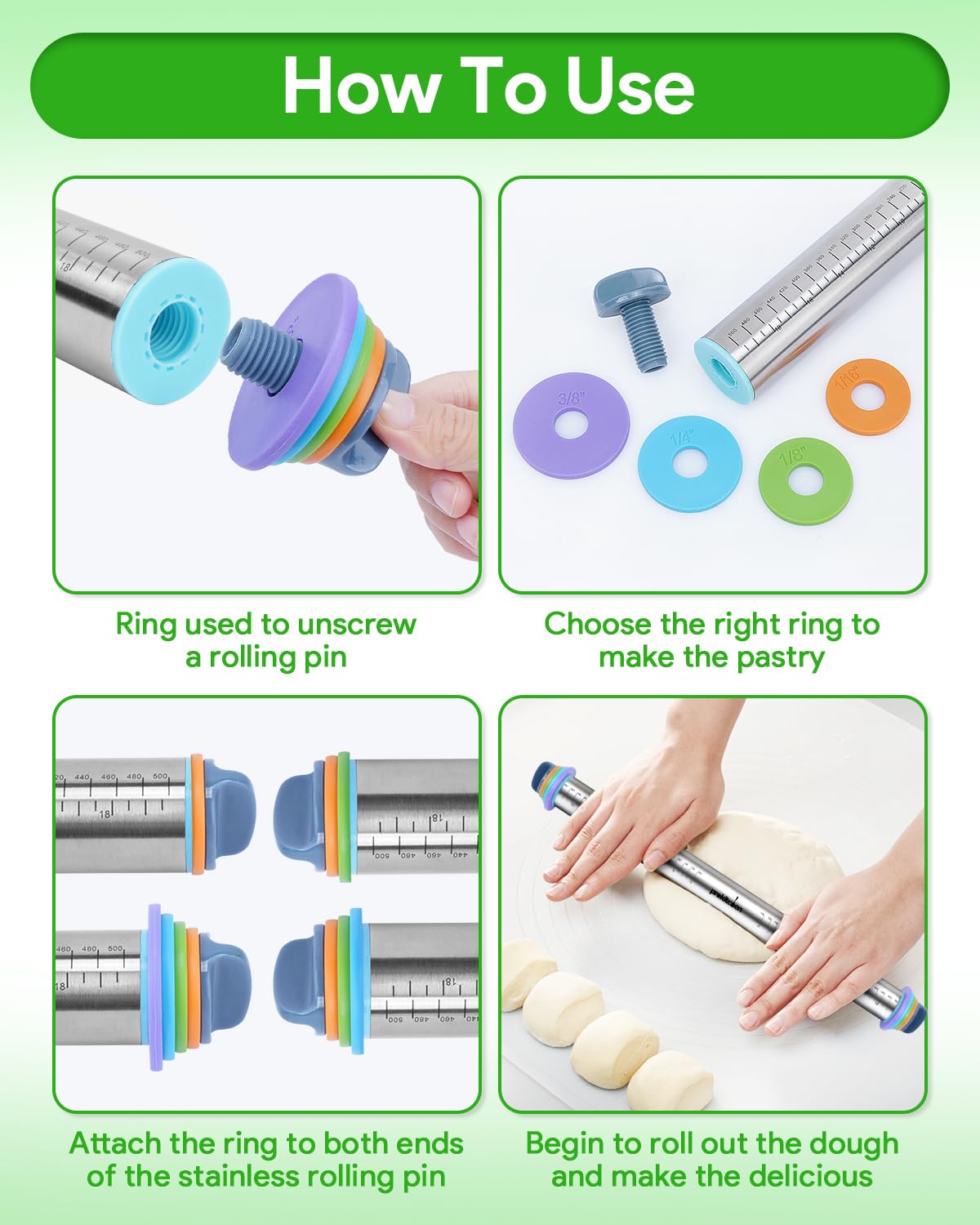 PROKITCHEN thickness ring 3-8 inch for control.