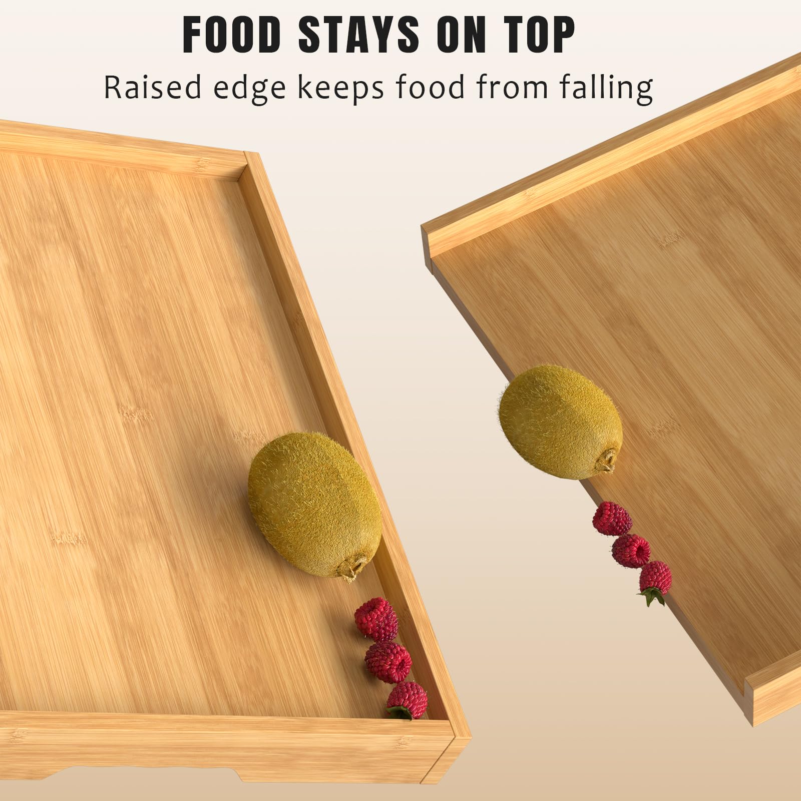 Promitop bed tray serving meals or crafts on the sofa