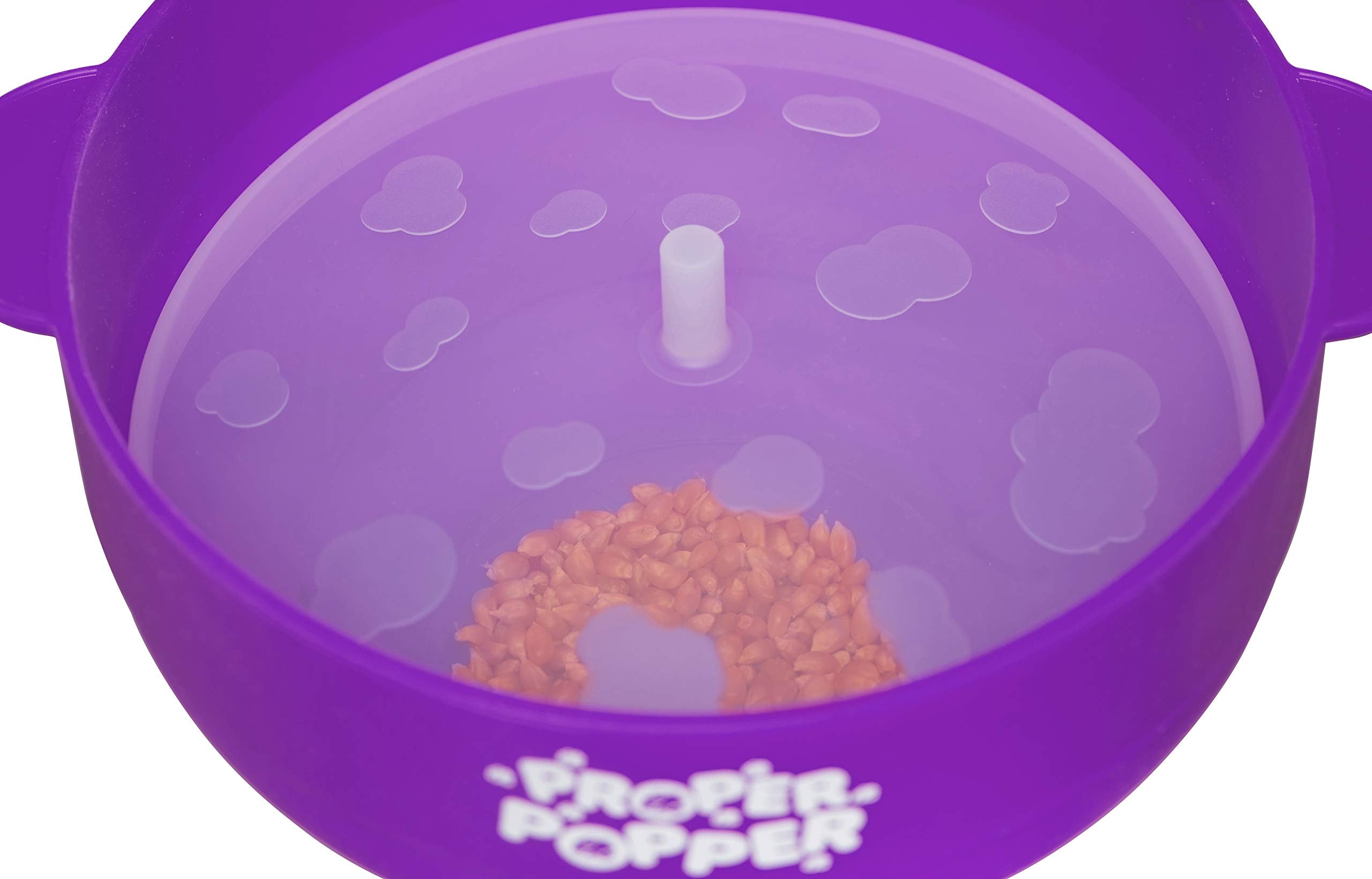 PROPER POPPER yields up to 15 cups of popcorn in minutes.