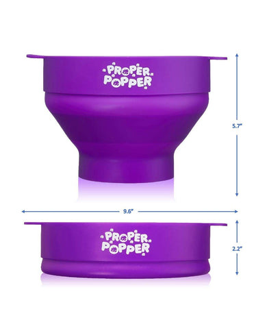 PROPER POPPER compact, lightweight design fits dorms and small kitchens.