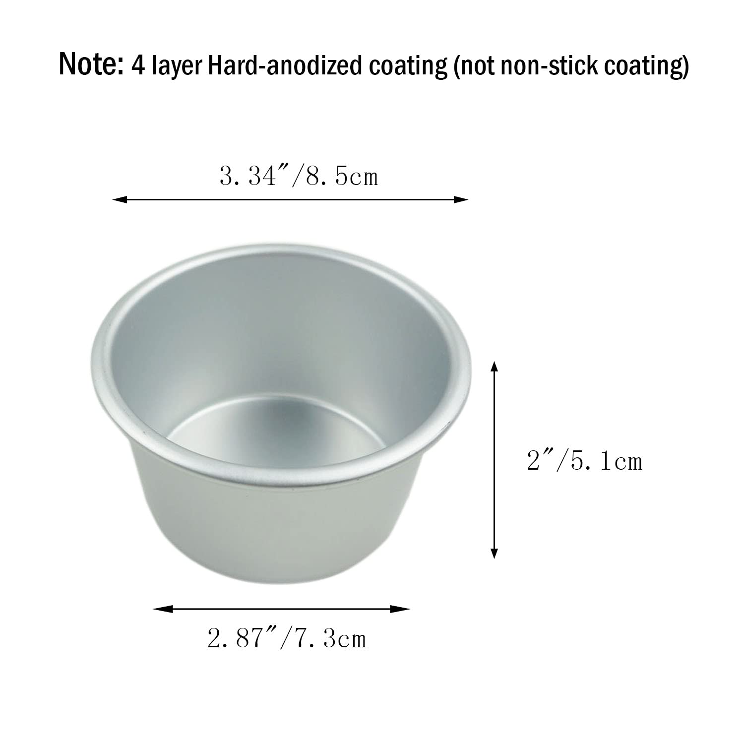 Proshopping popover pan top view, six molds aligned for batch prep