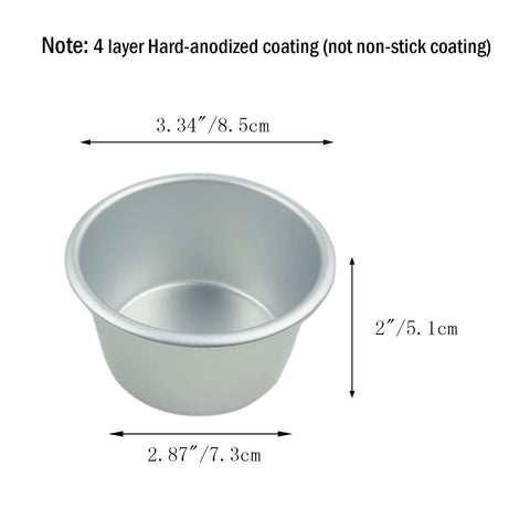 Proshopping popover pan top view, six molds aligned for batch prep