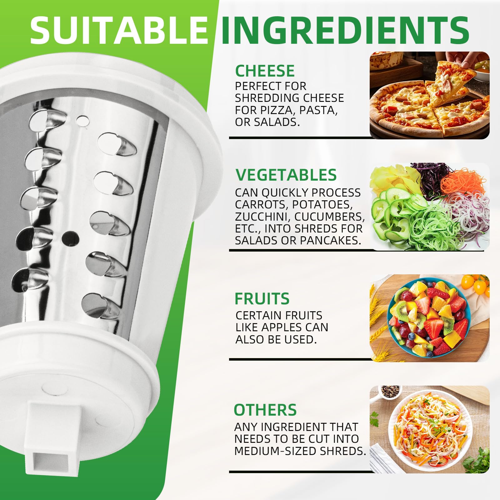 Easy to clean, water-washable replacement part after use.