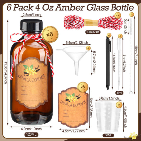 ProSuites amber glass bottle with secure lid for spill-free storage.