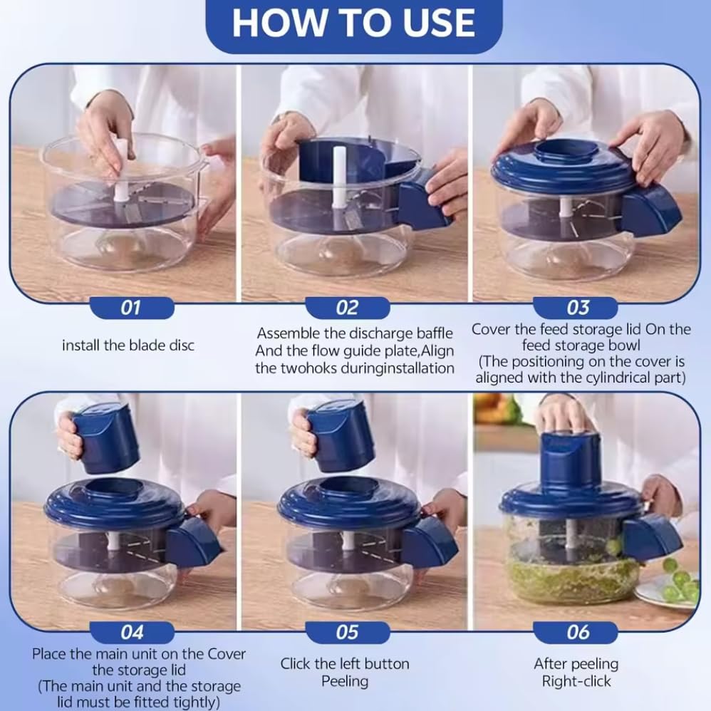 Proteinized 2-in-1 peeler handles potatoes evenly