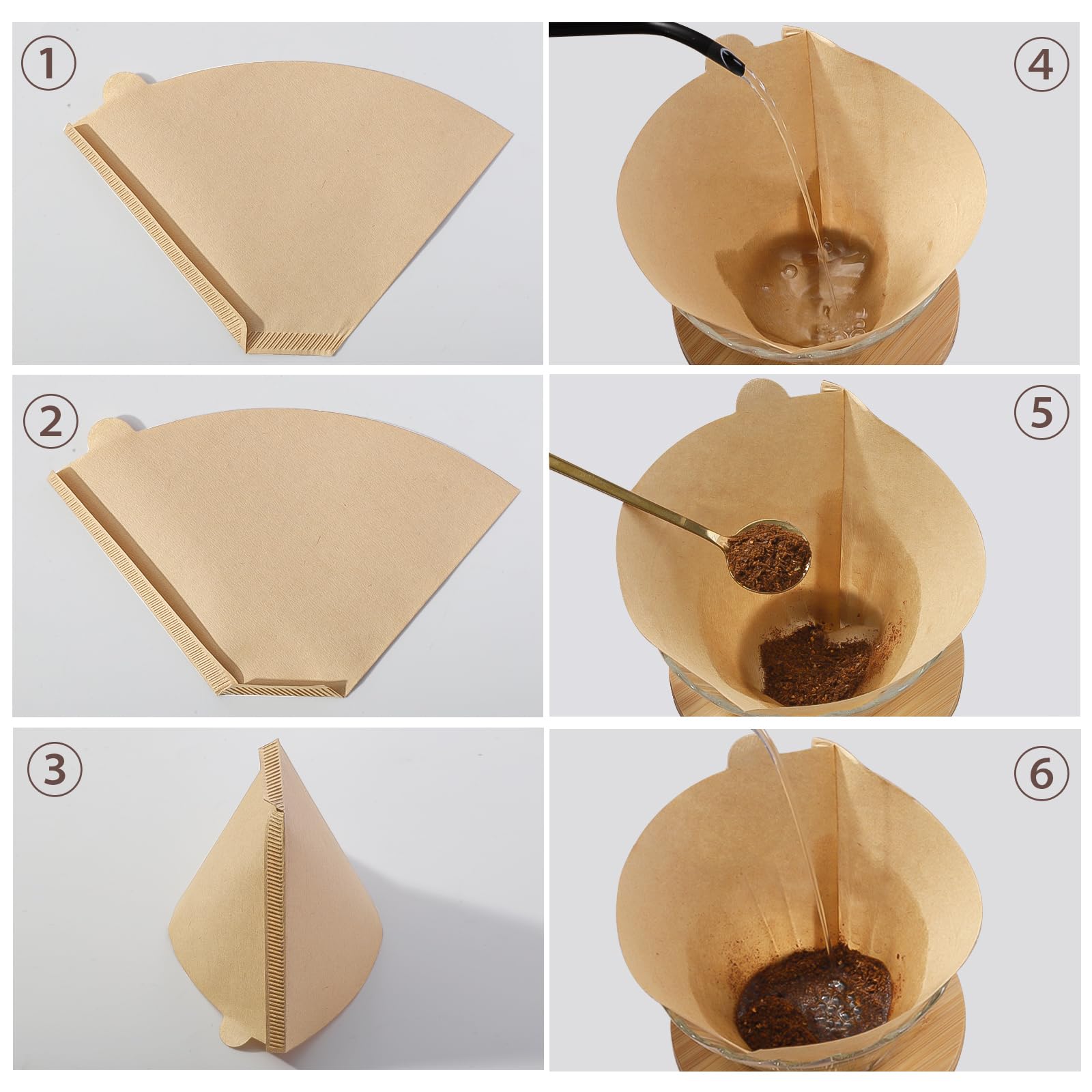 Prudiut natural wood pulp filter paper provides odor-free performance.