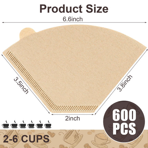 Prudiut unbleached natural filter paper for clean flavor and eco-friendly use.
