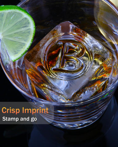 PrudoPex wood-handle ice stamp adds elegant flair.