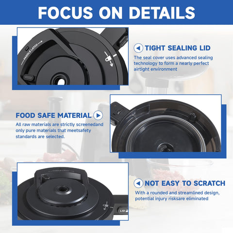 Psasrm BPA-free outer-bowl lid, durable replacement.