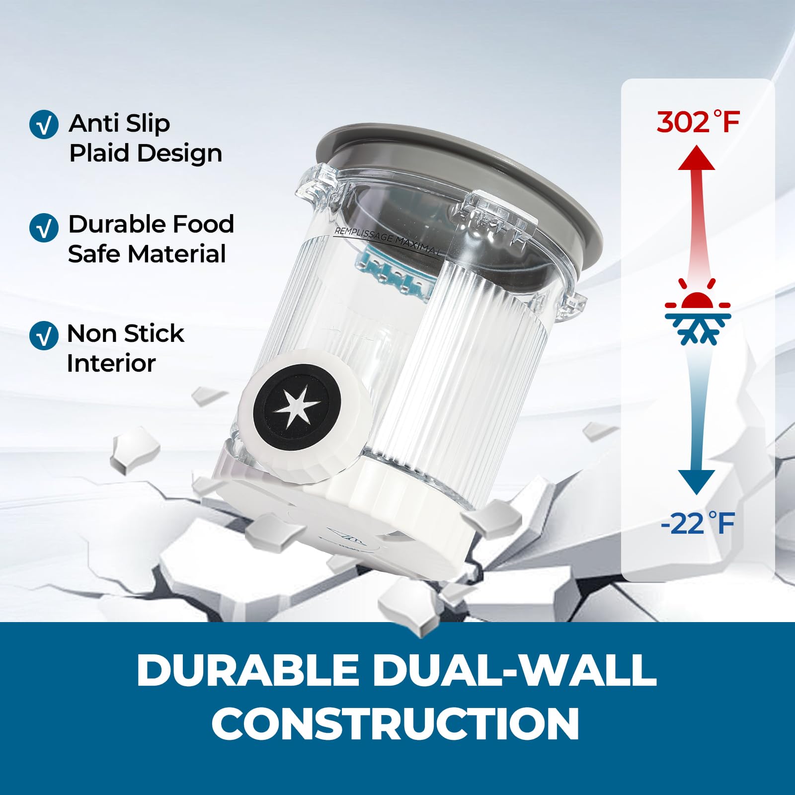 Psasrm compatible with Ninja Swirl NC700 Series for seamless use.
