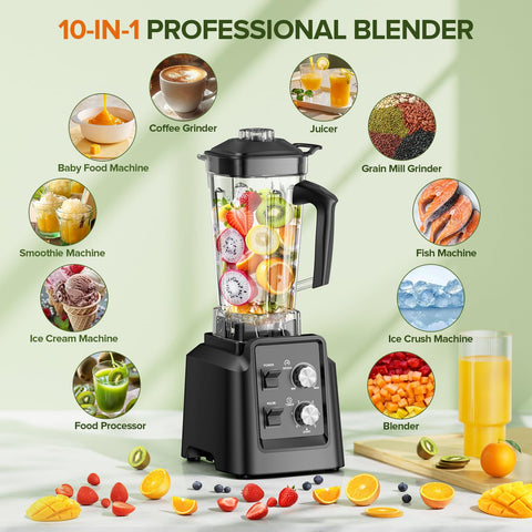 PSIIDAN blender self-clean mode for easy maintenance