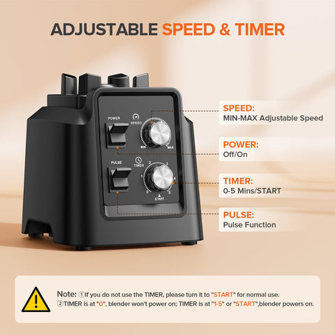 PSIIDAN Blender self-cleaning function speeds up maintenance.