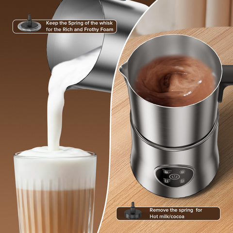 PSIIDAN stainless steel pitcher ensures even heating and durable performance.