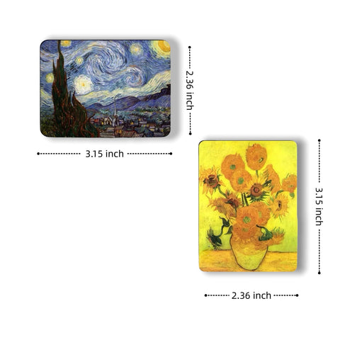 PSQIYMP Almond Blossoms magnet highlights calming kitchen decor.