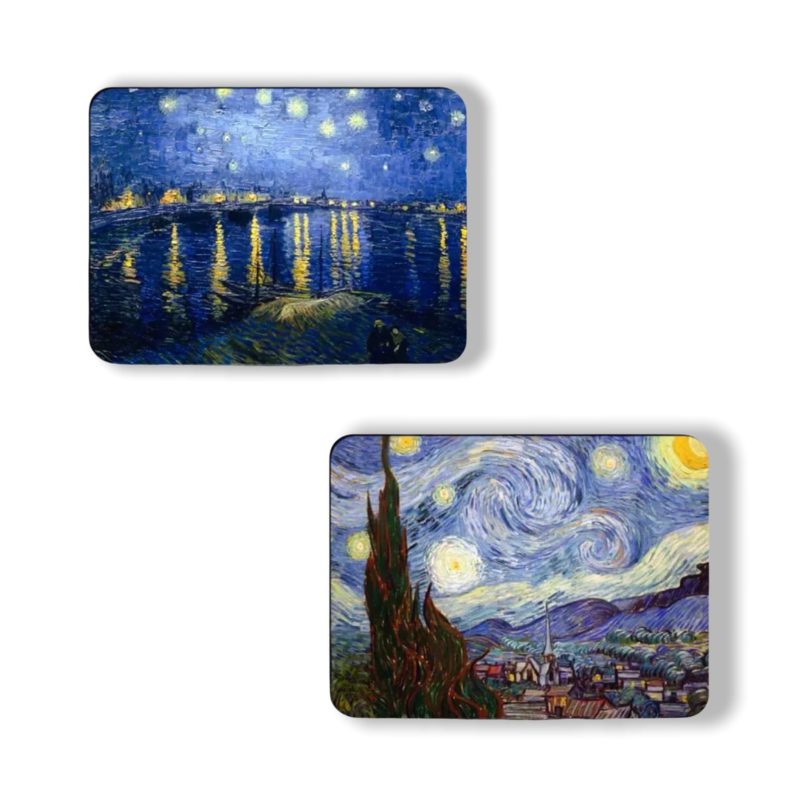 PSQIYMP Van Gogh magnets pack shot shows multiple designs for versatile display.
