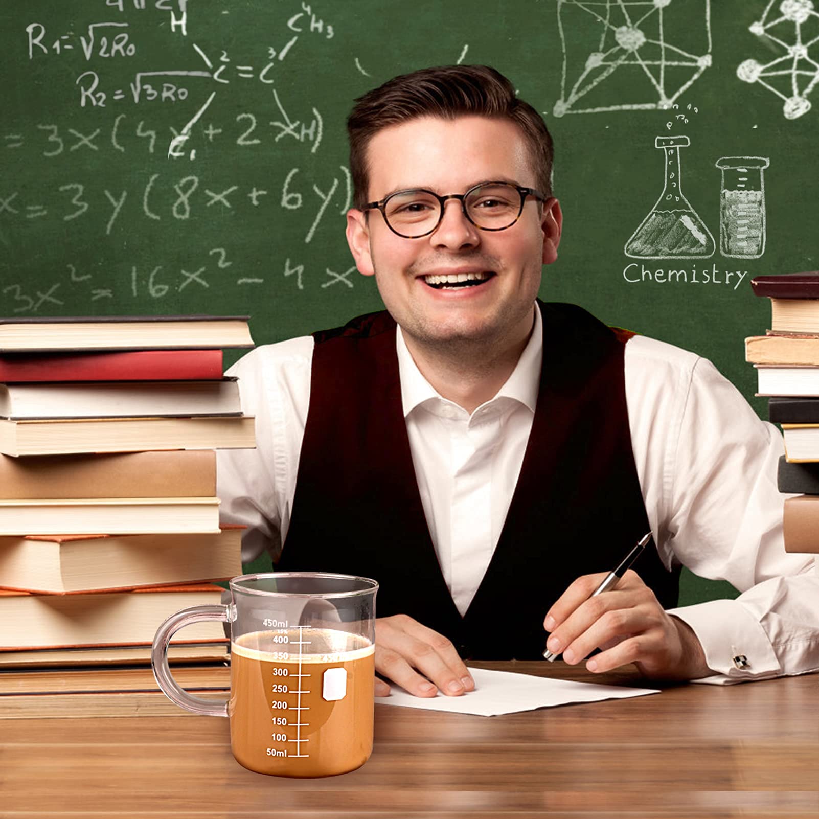 PSZEZNZ caffeine chemistry mug ideal for office or lab