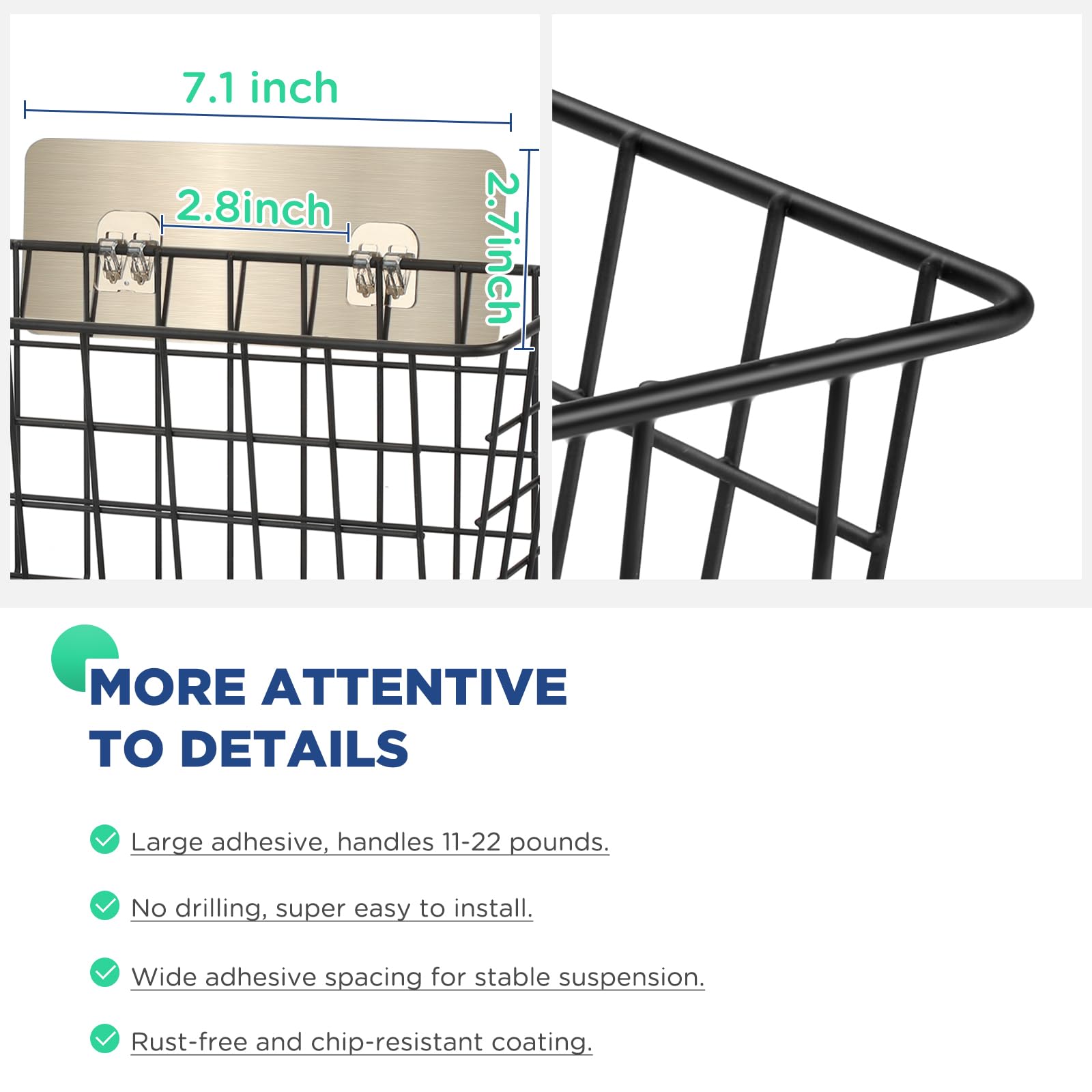 Ptinyiv kitchen pantry storage baskets maximize small-space organization.