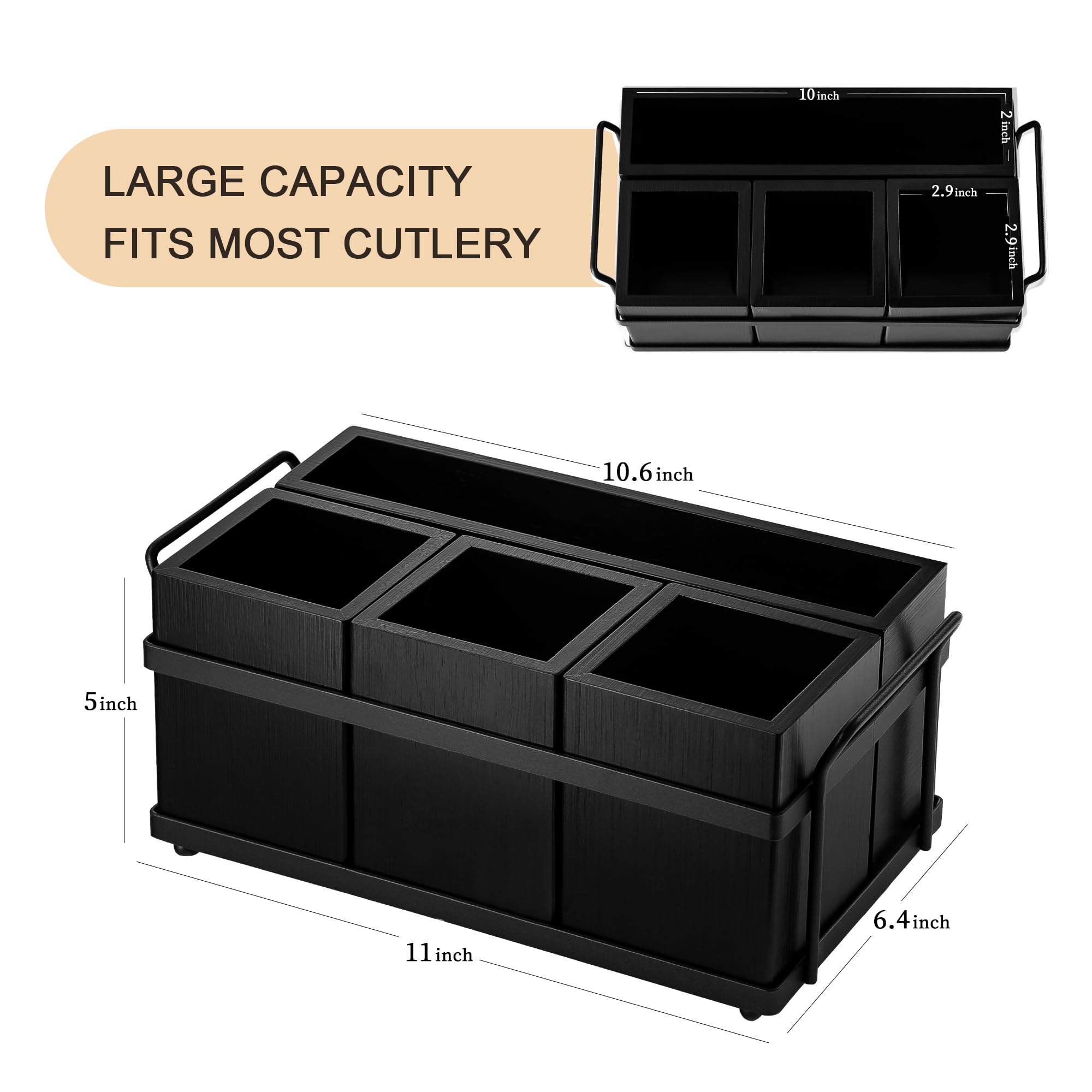 PTSTING napkin organizer slot provides quick access during meals and events.
