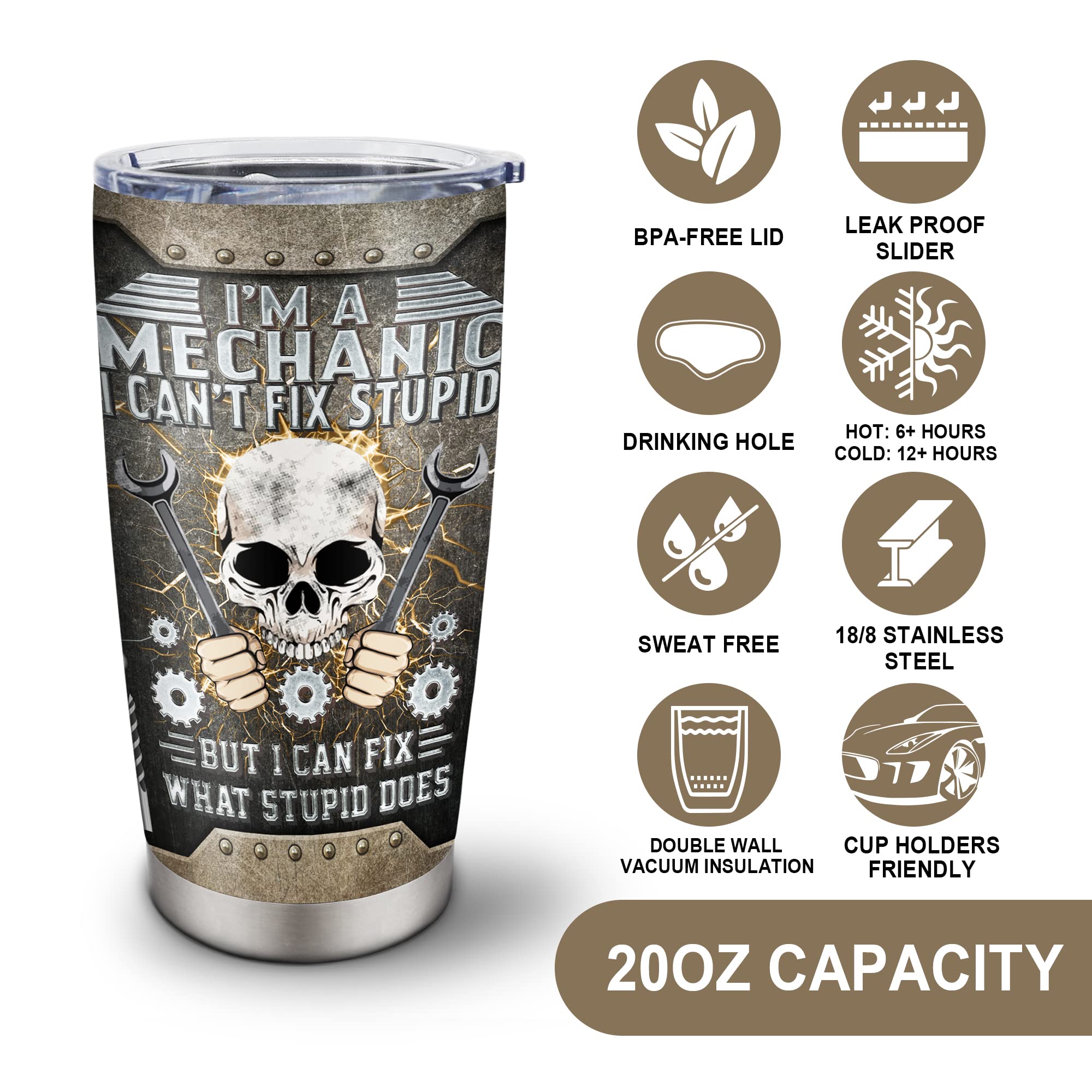 Pudmaple 20oz tumbler everyday use at gym, office, or home