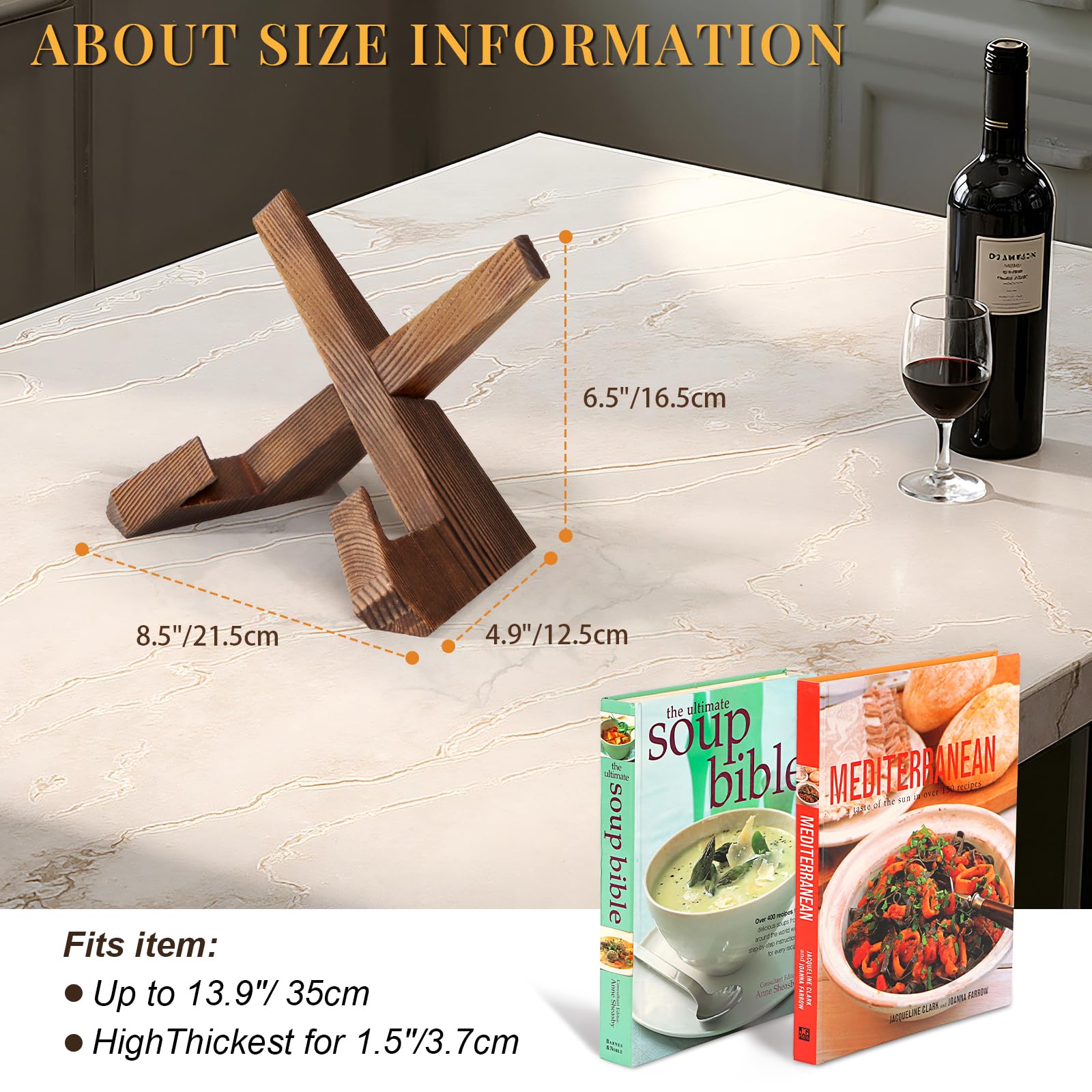 PUERSI cookbook stand presented as a thoughtful housewarming gift.