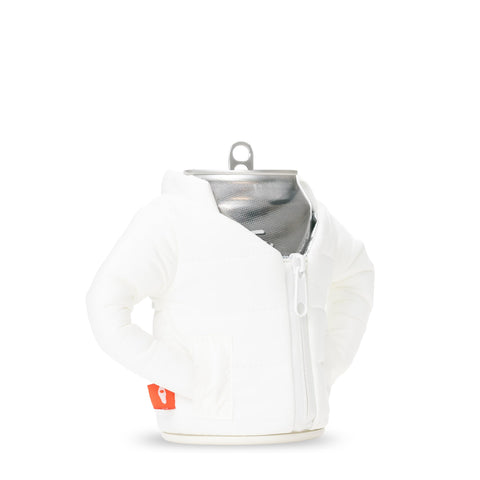Puffin can insulator fits 12oz cans and bottles for versatile sipping.