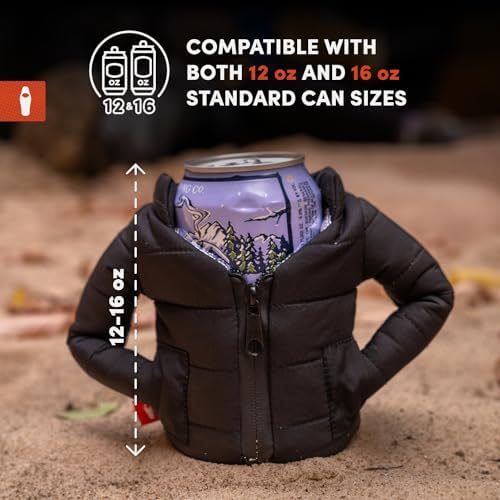 Puffin compact cooler fits bags and cup holders for travel.