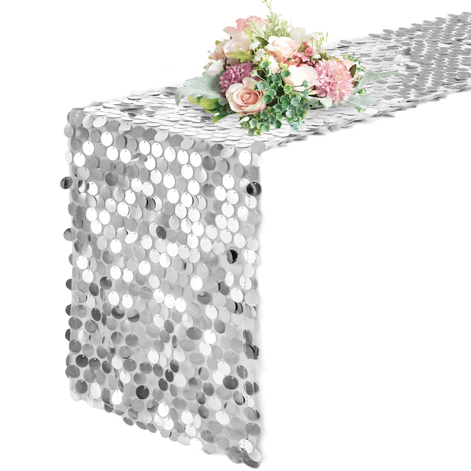 Pufogu 12 x 108 inch runner suits long banquet tables.